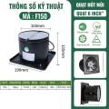 Quạt thông gió hút mùi dân dụng có điều tốc, FD100( quạt sắt) 