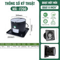 Quạt thông gió hút mùi dân dụng có điều tốc, FD100( quạt sắt) 
