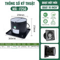 Quạt thông gió hút mùi dân dụng có điều tốc, FD100( quạt sắt) 