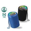 Loa Bluetooth Robot RB120 công suất 5W đèn led RGB âm bass mạnh, Màu đen + thẻ nhớ 32gb