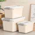 Hộp nhựa đựng đồ cao cấp dung tích lớn sắp xếp quần áo gia đình, Cỡ nhỏ: 18*25*14 cm