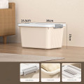 Hộp nhựa đựng đồ cao cấp dung tích lớn sắp xếp quần áo gia đình, Cỡ nhỏ: 18*25*14 cm