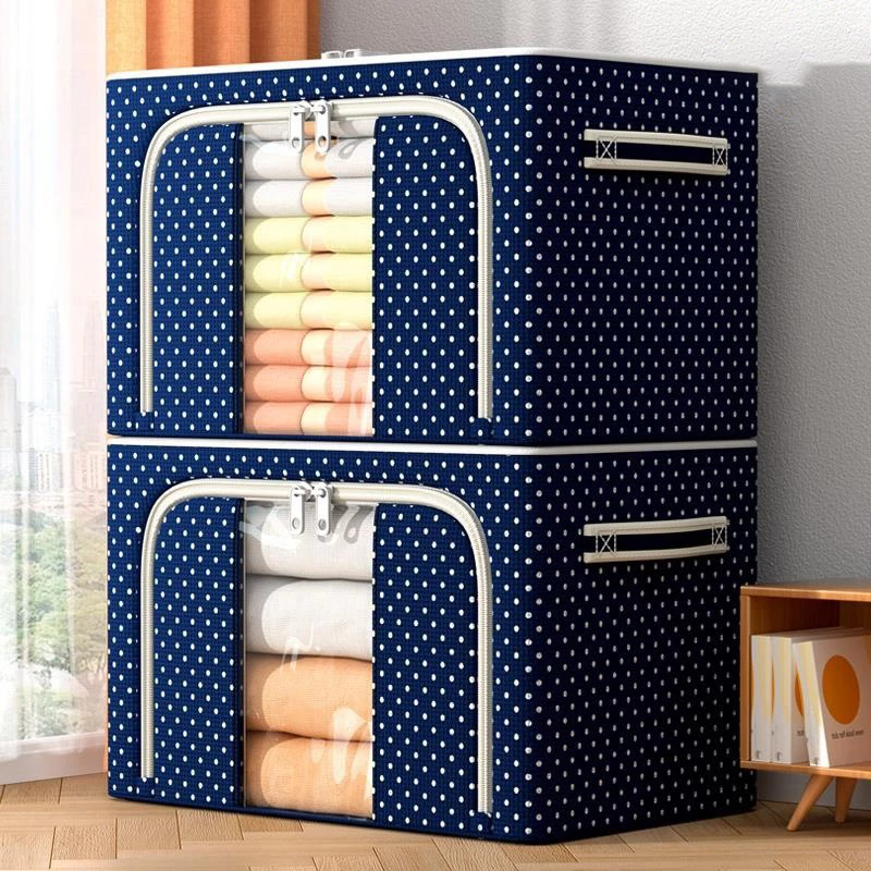 Hộp vải hộp đựng quần áo khung thép siêu bền, chống ẩm mốc