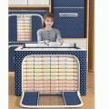 Hộp vải hộp đựng quần áo khung thép siêu bền, chống ẩm mốc, Dung tích 78L: 50x40x33cm	