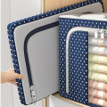 Hộp vải hộp đựng quần áo khung thép siêu bền, chống ẩm mốc, Dung tích 78L: 50x40x33cm	
