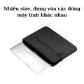 Túi chống sốc bảo vệ laptop có lót đệm chống va đập, chống trầy xước, Màu đen -  13inch - 13.3inch