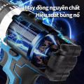 Máy khoan pin đa năng nhỏ gọn, dễ sử dụng kèm bộ phụ kiện, Loại 1 pin