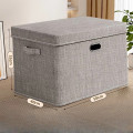 Hộp đựng đồ đa năng bằng vải bông cao cấp, có nắp đậy, Dung tích 40L (44*29*30cm)