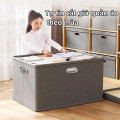 Hộp đựng đồ đa năng bằng vải bông cao cấp, có nắp đậy, Dung tích 40L (44*29*30cm)