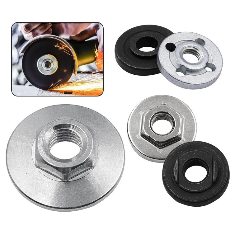 Combo 10 đai ốc lục giác bằng thép không gỉ gắn máy mài góc chuyên dụng