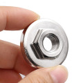Combo 10 đai ốc lục giác bằng thép không gỉ gắn máy mài góc chuyên dụng