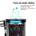 Hộp đựng cà phê chuyên dụng bằng thép không gỉ tặng kèm muỗng, 1500ml