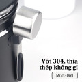 Hộp đựng cà phê chuyên dụng bằng thép không gỉ tặng kèm muỗng, 1500ml
