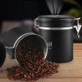 Hộp đựng cà phê chuyên dụng bằng thép không gỉ tặng kèm muỗng, 1500ml