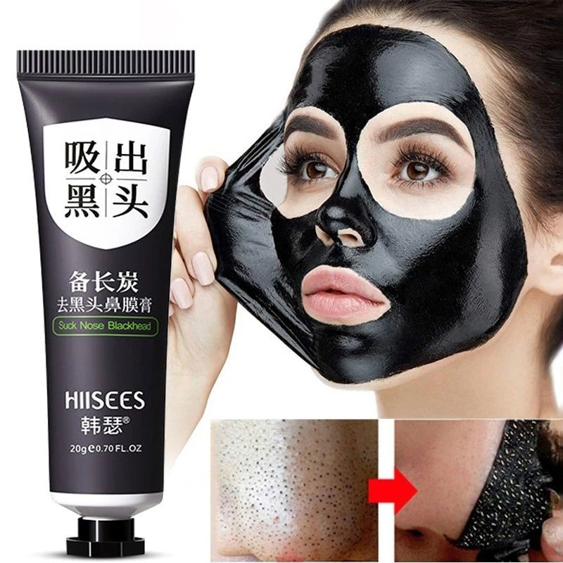 Combo 2 tuýp gel lột mụn HIISEES 20G làm sạch da bã nhờn se khít lỗ chân lông