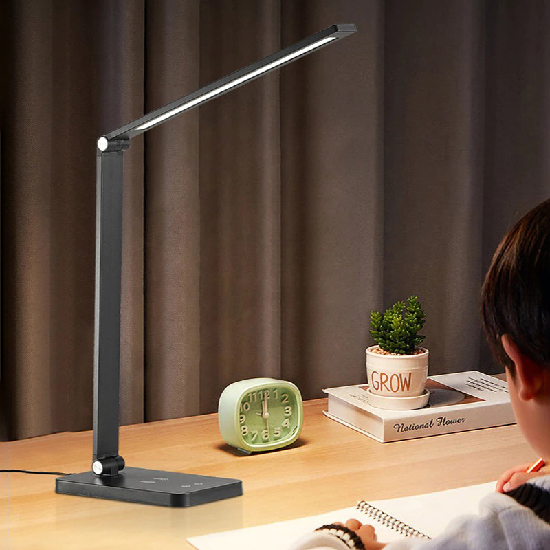 Đèn học để bàn chạm cảm ứng, chống cận, thiết kế gấp gọn
