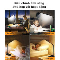 Đèn học để bàn chạm cảm ứng, chống cận, thiết kế gấp gọn, Màu đen - Bản tiêu chuẩn cắm điện