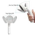 Vòi sen tăng áp xoay 360 độ có nút tắt mở dòng nước tiện lợi, Vòi hoa sen không dây