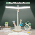 Đèn học để bàn DH08 bóng led chống cận bảo vệ mắt 3 chế độ sáng tặng pin sạc, Loại 3600mah (gồm cả củ sạc)