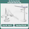 Đèn học để bàn DH08 bóng led chống cận bảo vệ mắt 3 chế độ sáng tặng pin sạc, Loại 3600mah (gồm cả củ sạc)