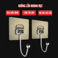 Combo 20 móc dính tường inox treo đồ quần áo, đồ dùng đa năng tiện ích