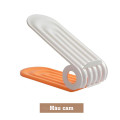 Kệ để giày thông minh, điều chỉnh nấc tiết kiệm diện tích, Màu cam