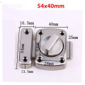 Chốt cửa ngang núm xoay vặn khoá cửa thông minh, 42*30mm dày 13mm	