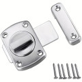 Chốt cửa ngang núm xoay vặn khoá cửa thông minh, 42*30mm dày 13mm	