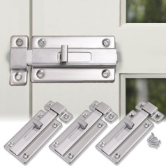 Khóa chốt cửa ngang bằng thép không gỉ, siêu bền, an toàn, 2 inch - 50mm	
