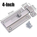 Khóa chốt cửa ngang bằng thép không gỉ, siêu bền, an toàn, 2 inch - 50mm	