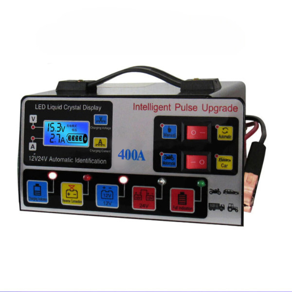 Bộ sạc ắc quy xe máy 12V-24V tự động 6AH-400AH tiện lợi