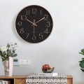 Đồng hồ treo tường kim trôi 30cm số nổi 3D cao cấp, Màu trắng