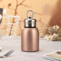Bình giữ nhiệt dung tích 300ml thiết kế quai xách, nắp chống tràn, Màu bạc