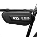 Túi treo khung xe đạp chống nước B-Soul vân cacbon form cứng