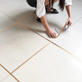 Cuộn băng keo PVC dán viền gạch, tường chống nước đa năng, Màu vàng