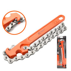 Cảo, cờ lê mở nắp lọc dầu nhớt bằng dây xích Kapusi cao cấp, 8inch/200mm	