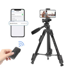 Giá đỡ tripod 3 chân Np-3180S xoay 360 độ kèm remote tiện dụng
