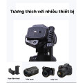 Chân máy ảnh tripod T-3520 chuyên quay phim, chụp ảnh kèm remote, kẹp điện thoại