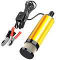 Máy bơm chìm mini 12V -24V, bơm hút dầu nhớt, chất lỏng tự động, 24V- 51mm（trắng)	