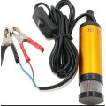 Máy bơm chìm mini 12V -24V, bơm hút dầu nhớt, chất lỏng tự động, 24V- 51mm（trắng)	