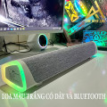 Loa máy tính Soundbar bluetooth Lenovo DS101 bass mạnh, led cực ngầu, Không Bluetooth	