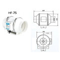 Quạt thông gió hút mùi nhà bếp công sở nhà vệ sinh hiệu suất cao, HF75 -35W	