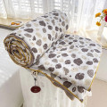 Chăn hè thoáng mát chất liệu cotton mềm mịn, siêu đẹp, Hoa văn gấu nhỏ	