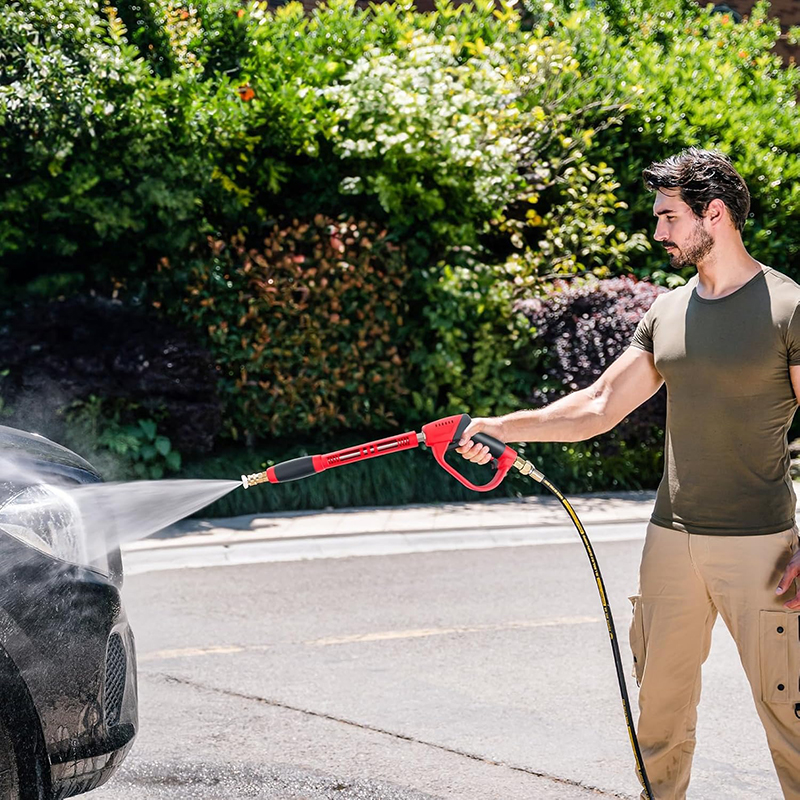 Máy xịt rửa xe cao áp chuyên nghiệp tại nhà tặng kèm đầu béc tùy chọn