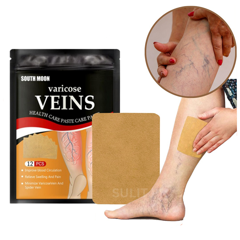 [Túi 12 miếng] Miếng dán giảm suy giãn tĩnh mạch lưu thông khí huyết