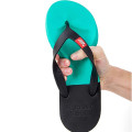 Dép Thái Lan nam nữ chất liệu cao su dẻo, siêu nhẹ, chống trơn, Xám cam - Size 40 - 25 cm