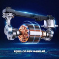 Bơm lốp ô tô 2 xi lanh bản điện tử công suất lớn kèm hộp phụ kiện cao cấp