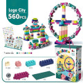 Bộ đồ chơi lắp ghép hình cho bé chất liệu nhựa an toàn, Bộ 280 chi tiết