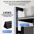 Kệ nhà bếp đa năng để đồ lò vi sóng chất liệu thép sơn tĩnh điện chịu lực tốt,  Kệ 5 tầng 60x32x108cm