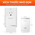 Chuông cửa không dây Pingron PR-DB01 kết nối xa 300m, Bộ chuông đơn
